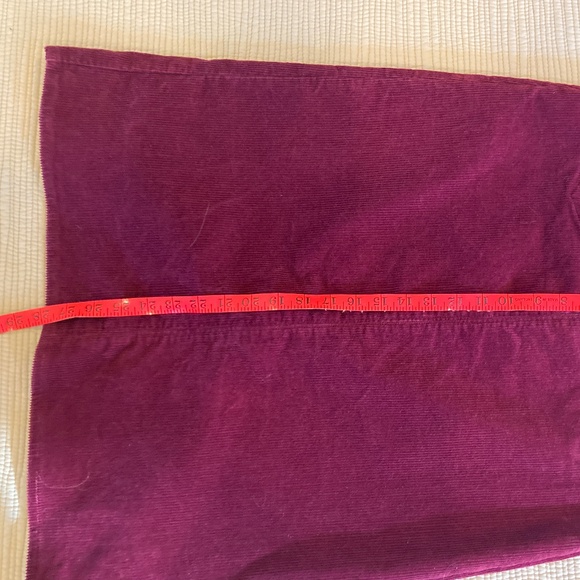 Boden cranberry wide-wale corduroy skirt - Picture 8 of 10
